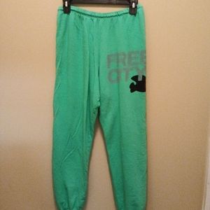 Freecity Green Track Pants
